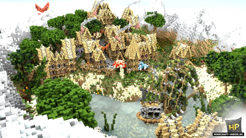 Medieval Village — Minecraft xarita, rasm 4