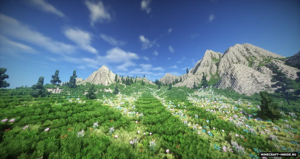 Mountain Valley Meadow — Minecraft xarita, rasm 5