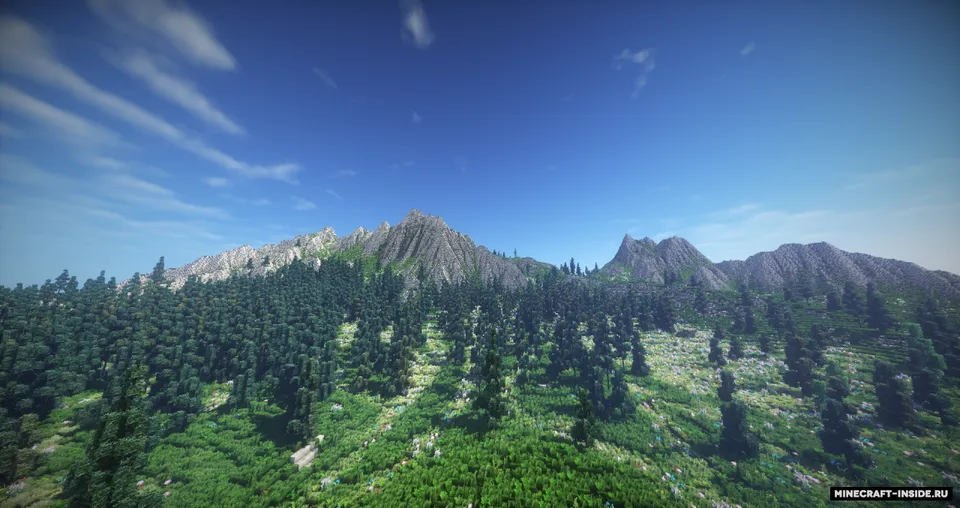 Mountain Valley Meadow — Minecraft xarita, rasm 7