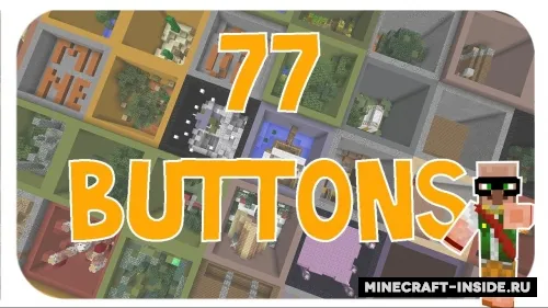 77 Buttons — Minecraft xarita, rasm 1