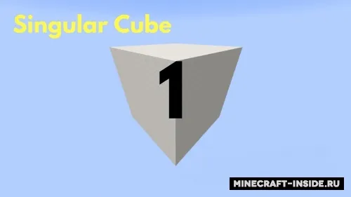 Singular Cube — Minecraft xarita, rasm 1