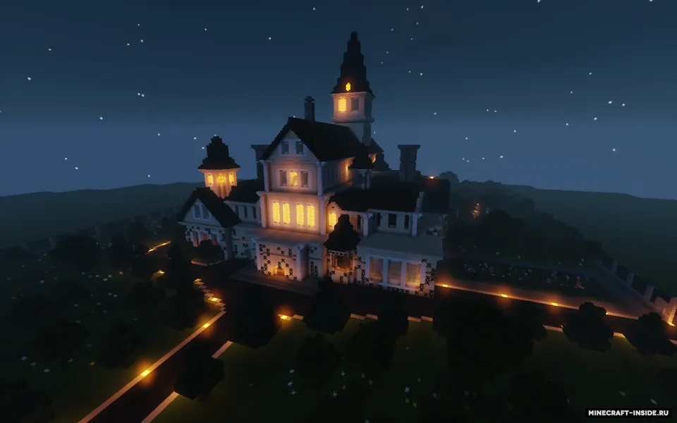 Cluedo Tudor Mansion — Minecraft xarita, rasm 2