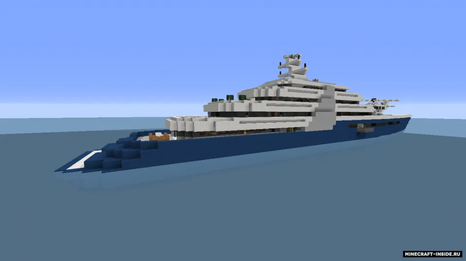 Modern Mega Yacht — Minecraft xarita, rasm 7