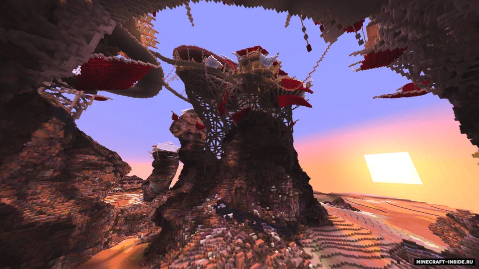 Kite City & the Burning Sands — Minecraft xarita, rasm 6