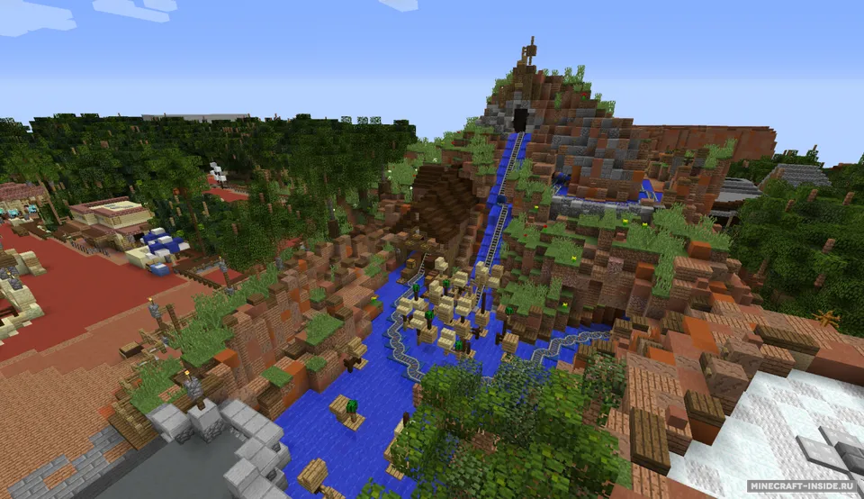 Walt Disney World Magic Kingdom — Minecraft xarita, rasm 4