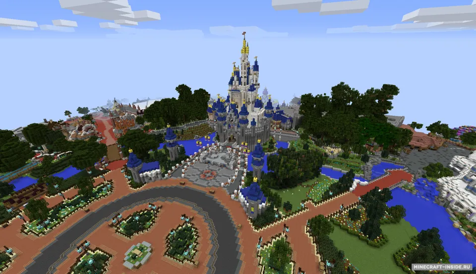 Walt Disney World Magic Kingdom — Minecraft xarita, rasm 5