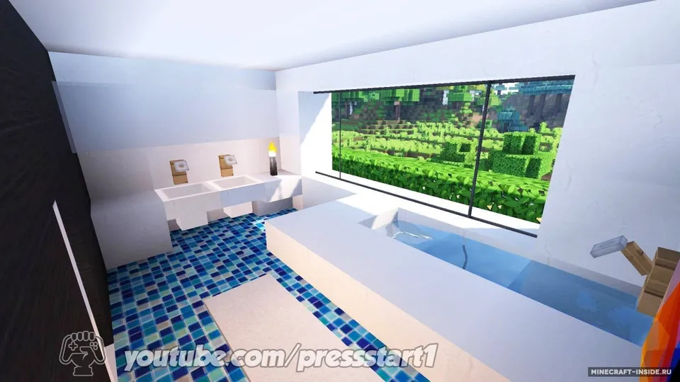 Modern Villa — Minecraft xarita, rasm 2