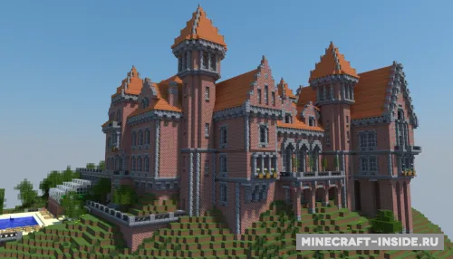 The Red Castle — Minecraft xarita, rasm 1