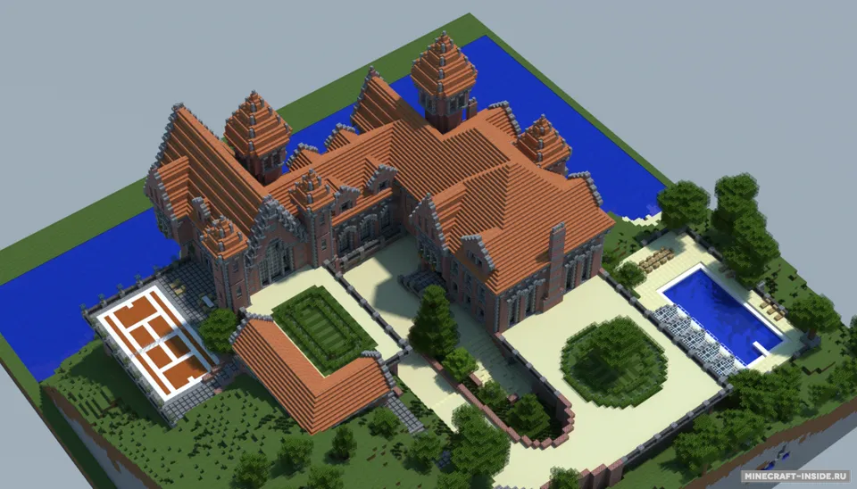 The Red Castle — Minecraft xarita, rasm 2