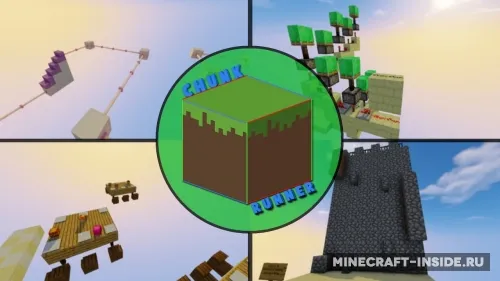 Chunk Runner — Minecraft xarita, rasm 1
