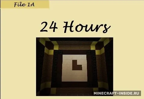 S.I.Files 1A: 24 Hours — Minecraft xarita, rasm 1