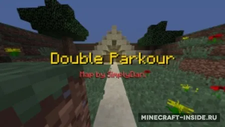 Double Parkour — Minecraft xarita, rasm 1