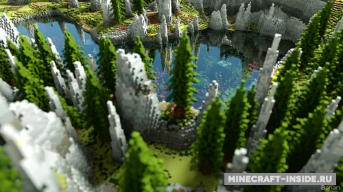 Vast Oak Woodland — Minecraft xarita, rasm 1