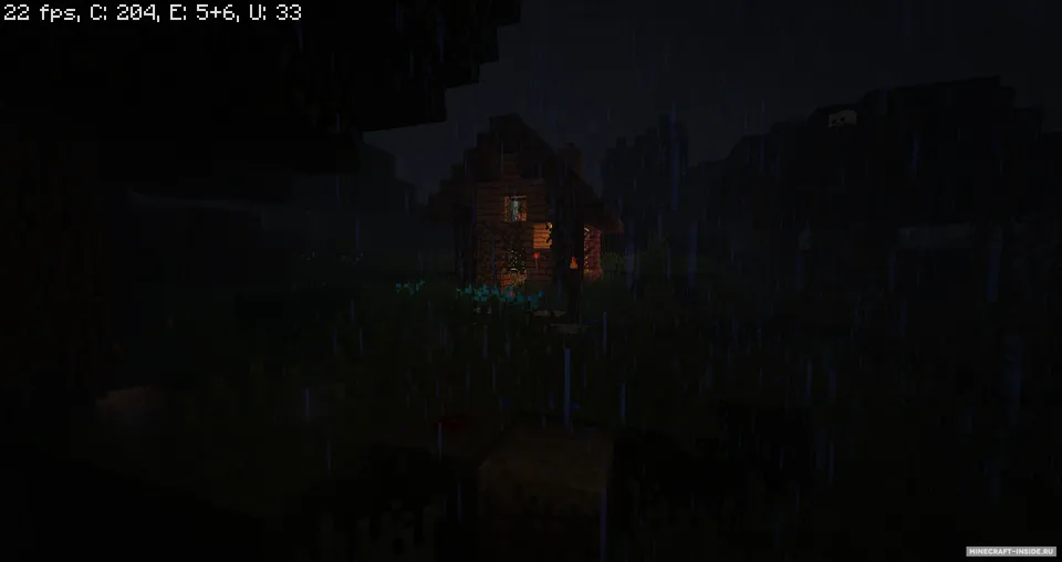 A Dark and Stormy Night in The Forest — Minecraft xarita, rasm 4