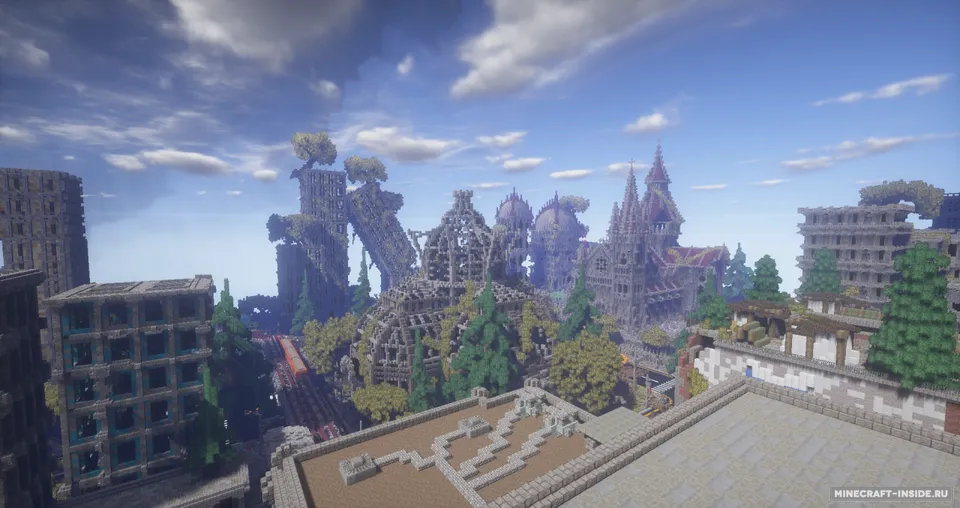 Downtown 2116 — Minecraft xarita, rasm 4