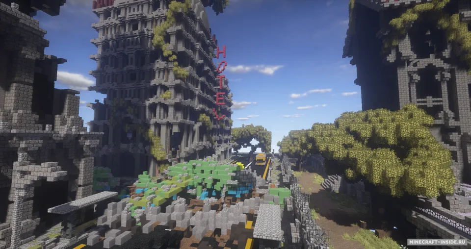 Downtown 2116 — Minecraft xarita, rasm 5
