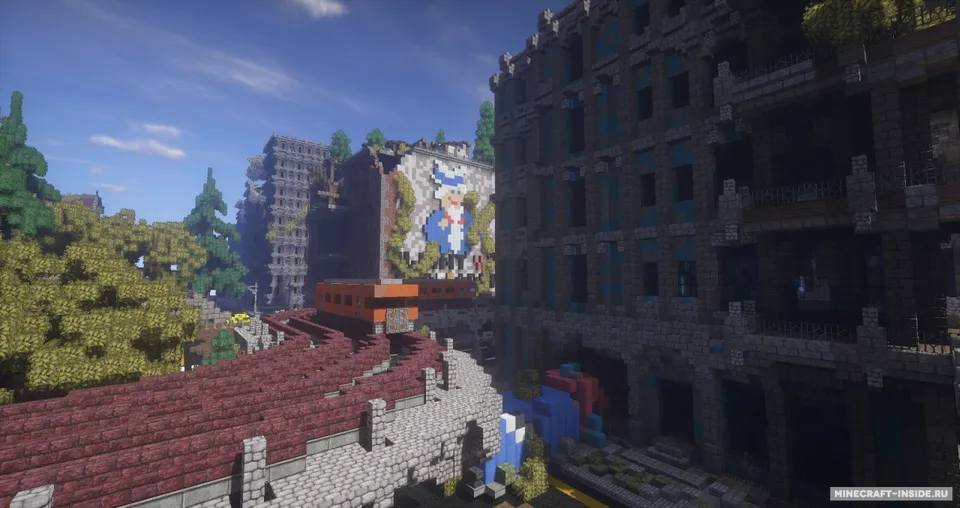 Downtown 2116 — Minecraft xarita, rasm 8