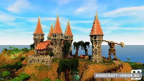 Factions Castle Spawn — Minecraft xarita, rasm 1