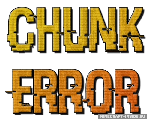Chunk Error — Minecraft xarita, rasm 1