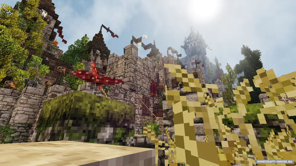 Castle Bensozia — Minecraft xarita, rasm 5