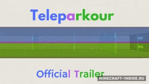 Teleparkour — Minecraft xarita, rasm 1
