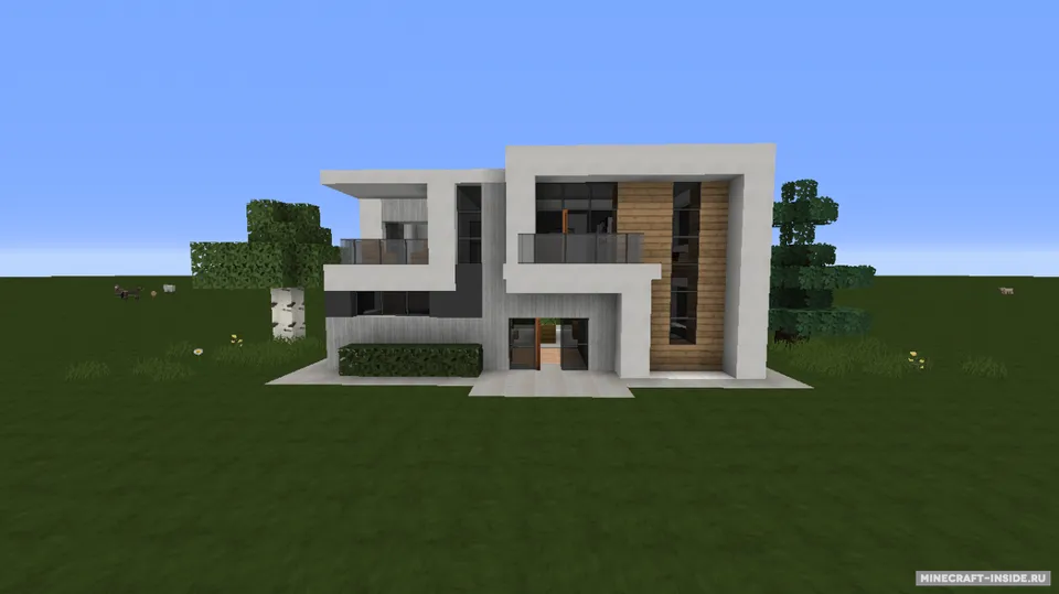 Small Modern House 4 — Minecraft xarita, rasm 8