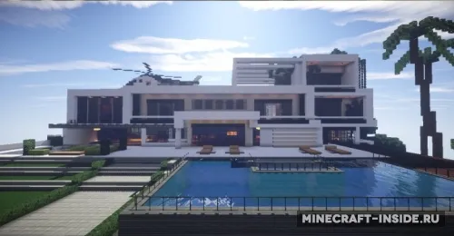 Huge Modern House — Minecraft xarita, rasm 1
