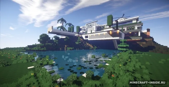Huge Modern House — Minecraft xarita, rasm 6
