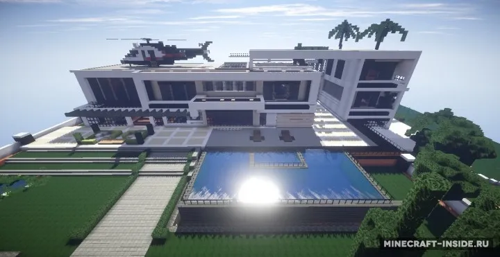 Huge Modern House — Minecraft xarita, rasm 7