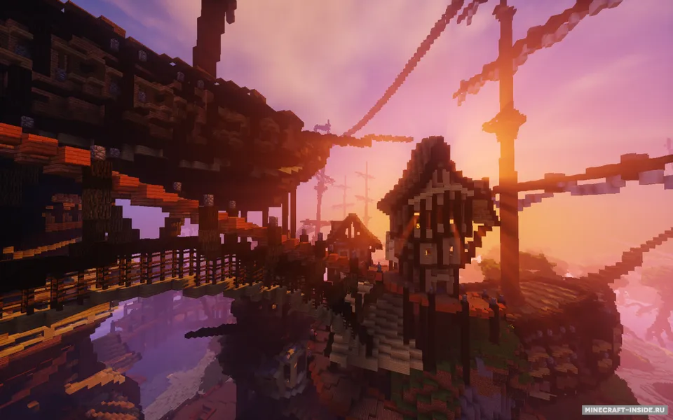 Ship Sack Shanty Town — Minecraft xarita, rasm 3
