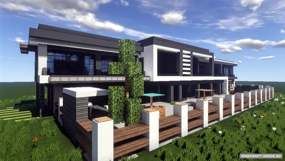 Conex Modern House — Minecraft xarita, rasm 2