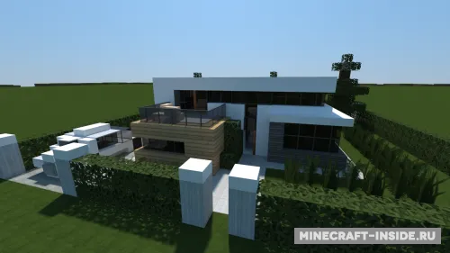 Small Modern House — Minecraft xarita, rasm 1