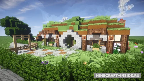 Hobbit Hole — Minecraft xarita, rasm 1