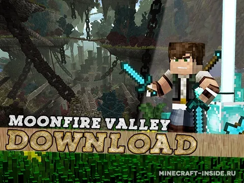 Moonfire Valley — Minecraft xarita, rasm 1