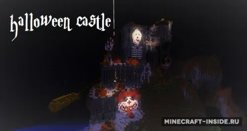 Halloween Horror Castle — Minecraft xarita, rasm 1