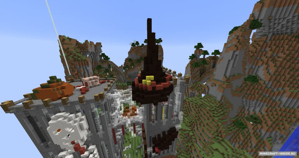 Halloween Horror Castle — Minecraft xarita, rasm 2