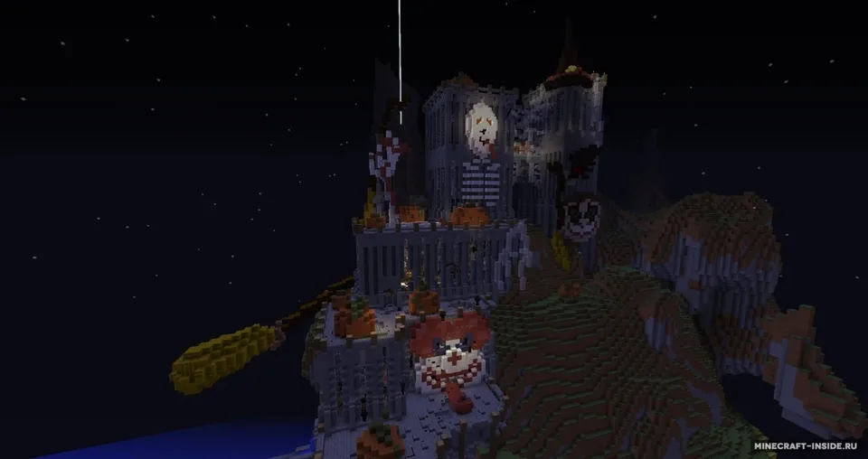 Halloween Horror Castle — Minecraft xarita, rasm 7