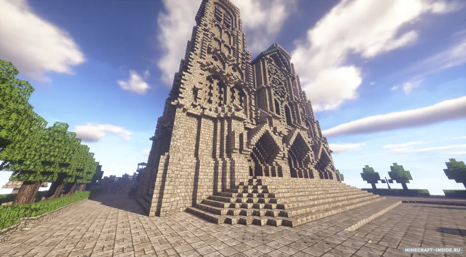 A Gothic Cathedral — Minecraft xarita, rasm 2