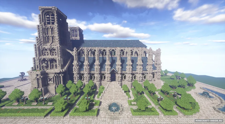 A Gothic Cathedral — Minecraft xarita, rasm 3