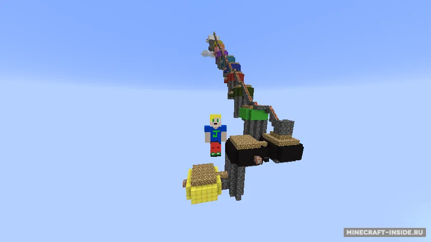 Don’t Dig Straight Down — Minecraft xarita, rasm 2