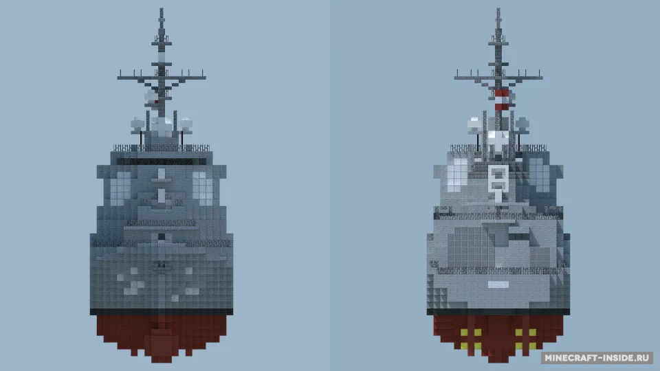 JMSDF Atago — Minecraft xarita, rasm 2