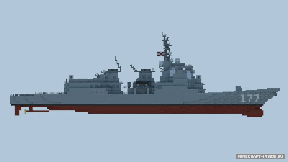 JMSDF Atago — Minecraft xarita, rasm 4
