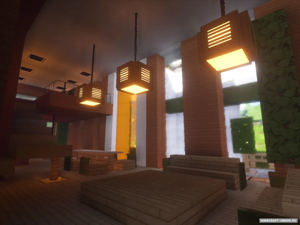 Modern House 35x35 — Minecraft xarita, rasm 2
