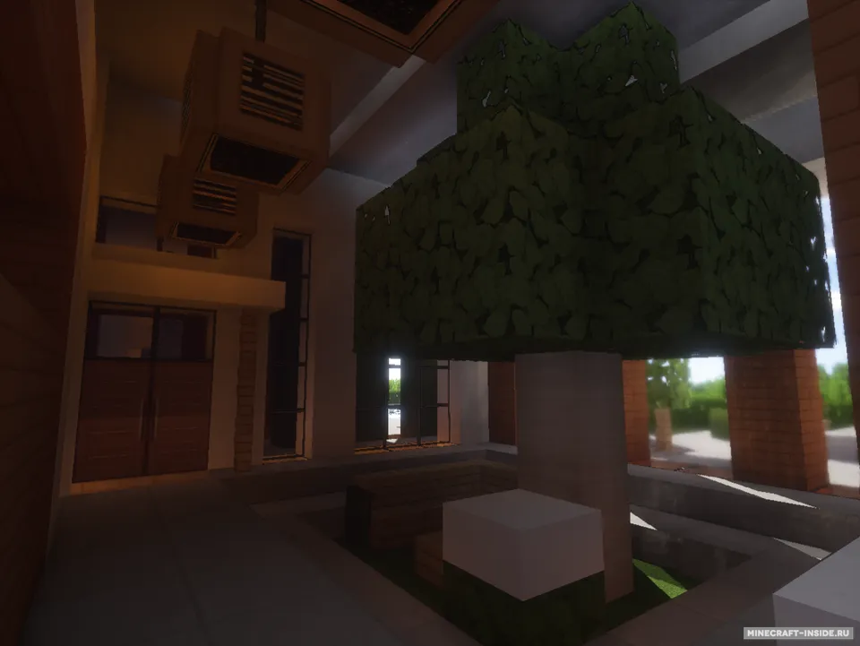Modern House 35x35 — Minecraft xarita, rasm 4