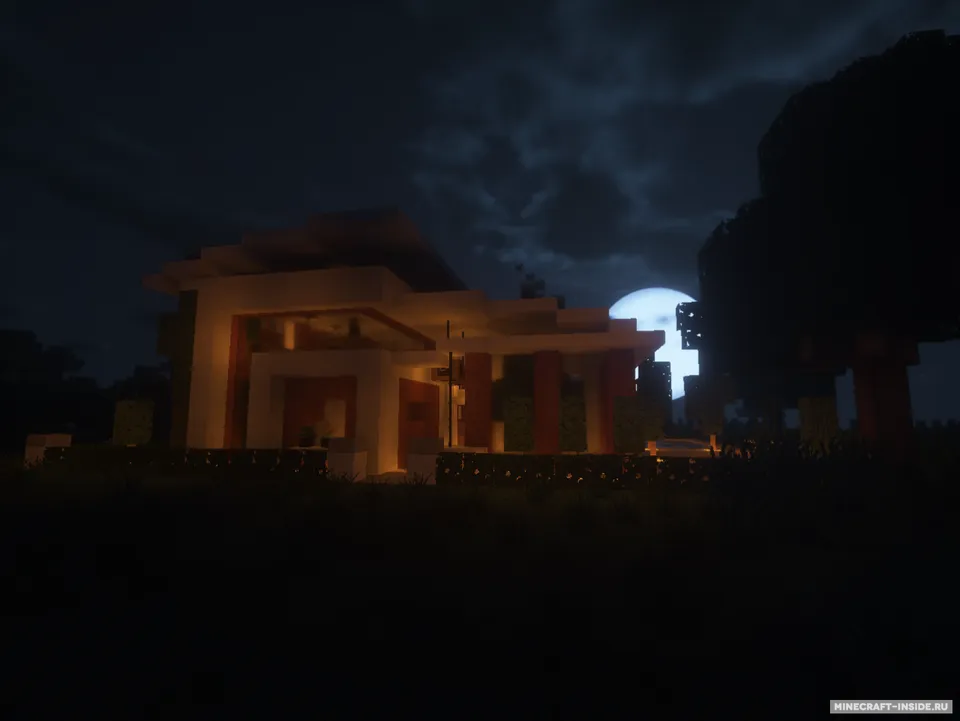 Modern House 35x35 — Minecraft xarita, rasm 6