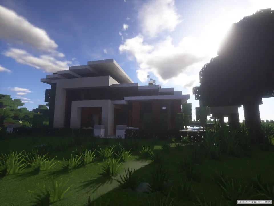 Modern House 35x35 — Minecraft xarita, rasm 8