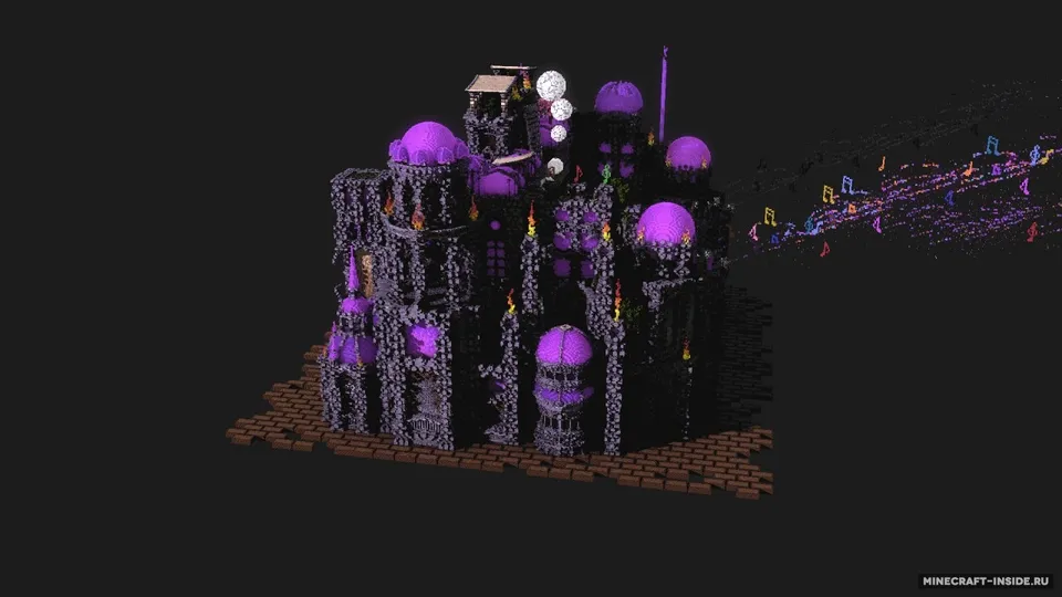 Piano Castle — Minecraft xarita, rasm 2