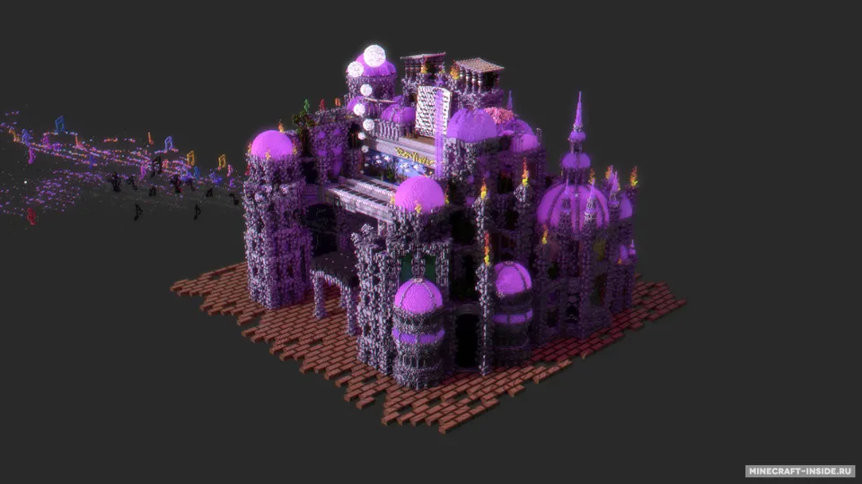 Piano Castle — Minecraft xarita, rasm 3