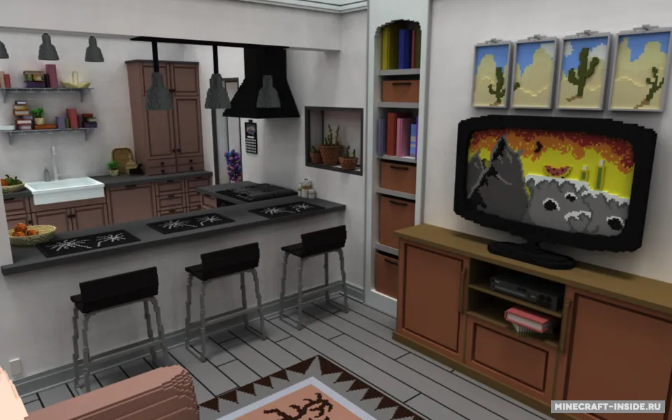 Living Room — Minecraft xarita, rasm 2