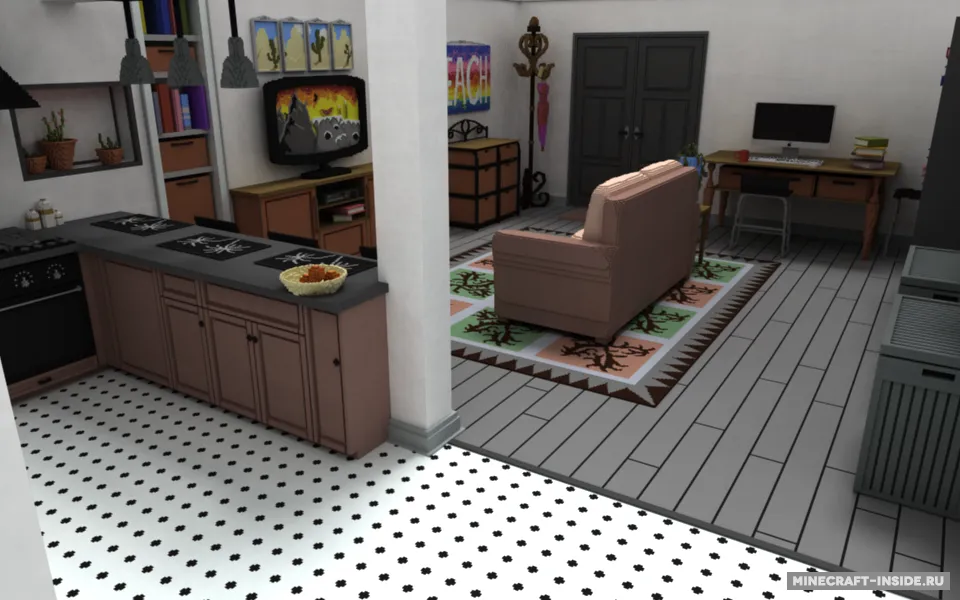 Living Room — Minecraft xarita, rasm 4